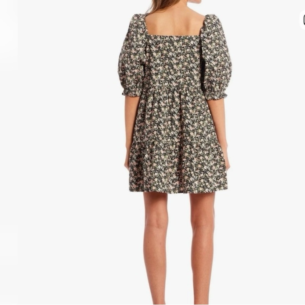 Levi’s Floral Puff Sleeve Dress - Picture 2 of 6
